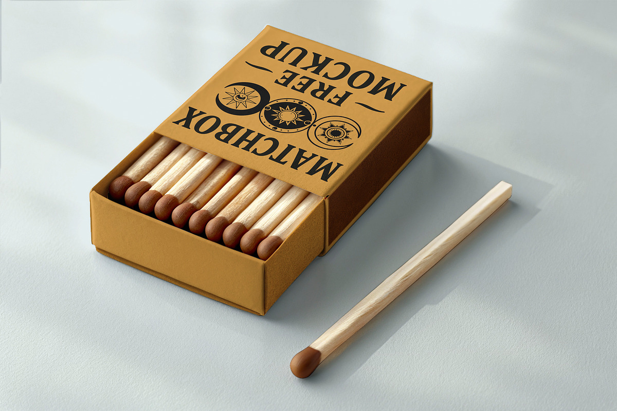 Matchbox Mockup, a Packaging Mockup by GraphicWave (Photo 1 of 3)