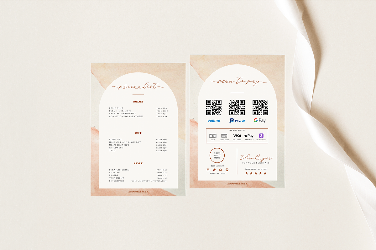BUNDLE - Price list & Scan to Pay, a Flyer Template by Hellohastore (Photo 2 of 10)