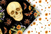 Watercolor Halloween Clipart, an Object Graphic by Valin Malin (Thumbnail 8 of 14)