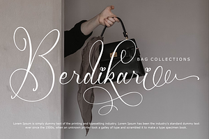 Mendikari Chic Calligraphy Font