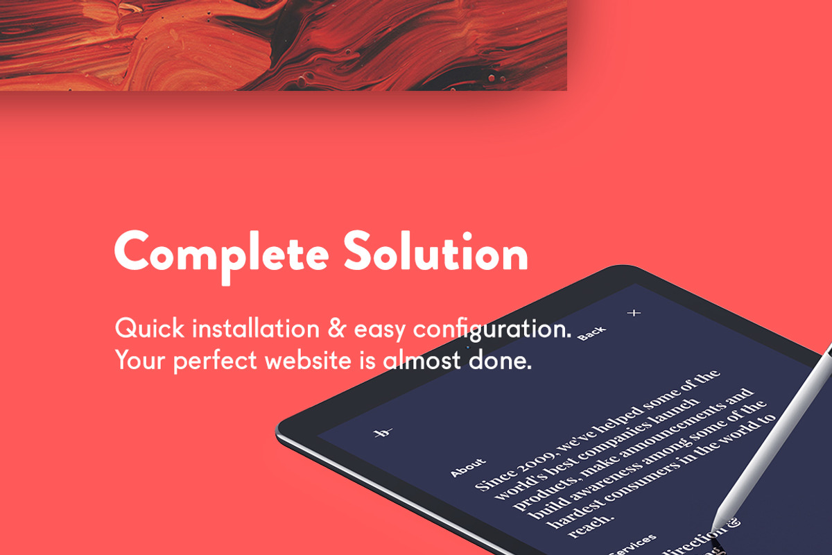 Brut Portfolio Theme, a WordPress Template by itmeo (Photo 3 of 8)