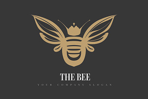Bee Logo, Vector