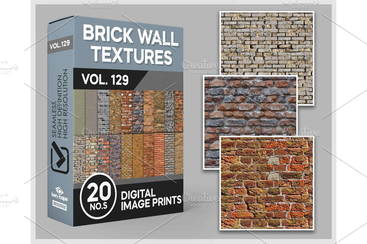20 Seamless Brick Wall Textures, an Architecture Photo by KenScape (Photo 1 of 3)