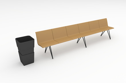 3D Model Bench Park 54, a Furniture 3D Model by SR 3D Visual