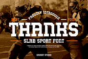 Chaboon - Slab Sport Font, a Slab Serif Font by Iqsiart Studio (Thumbnail 7 of 7)