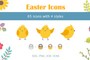 65 Easter Icons, an Icon by CustomIconDesign (Thumbnail 1 of 5)