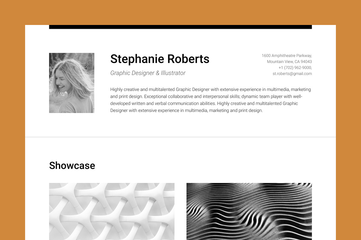 Professional Resume Set 1 Horizontal, a Resume Template by DEFNST (Photo 3 of 9)