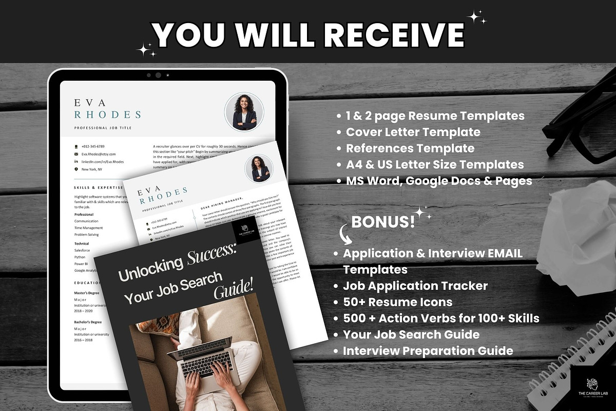 Professional CV layout ATS friendly, a Resume Template by The Career Lab (Photo 7 of 9)