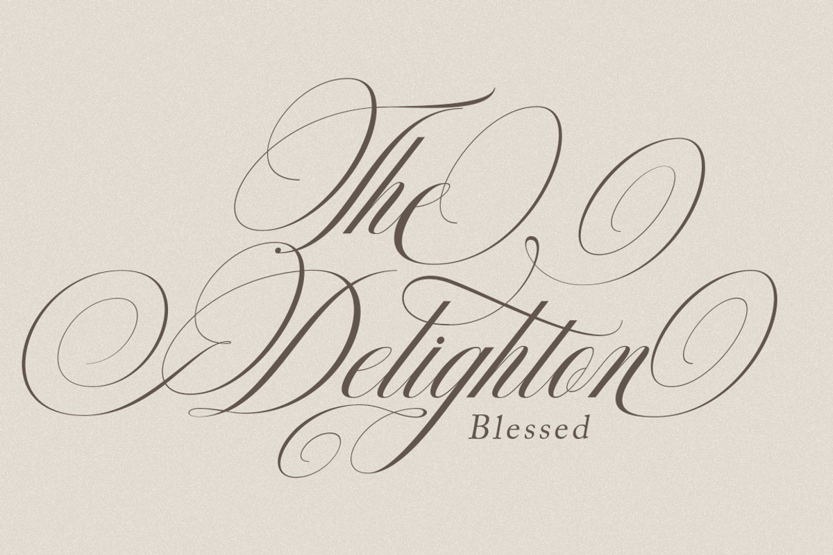 Delighton Script, a Script Font by Has_rizal (Photo 6 of 15)