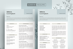 Simple Resume Template Cunningham