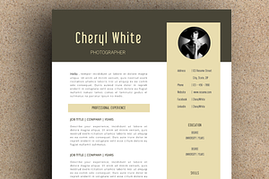 The Cheryl Resume Pack