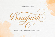 Donaparte, a Script Font by Slex Studio (Thumbnail 1 of 10)