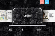 Square PowerPoint Template, a Presentation Template by Creathrive Design (Thumbnail 1 of 8)