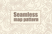 Seamless map pattern, a Pattern Graphic by AlexZeL (Thumbnail 1 of 7)