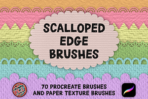 Procreate Scalloped Edge Brushes