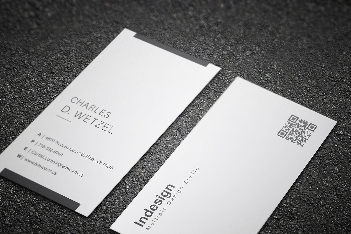 Minimalist Business Card Template, a Business Card Template by TelaTemplates (Photo 5 of 7)