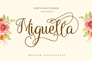 Miguella Script 35% OFF