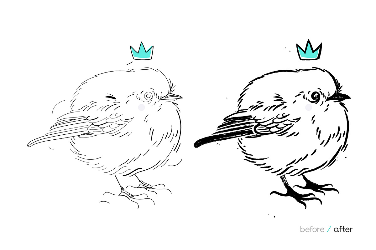 Hand Drawn Ink Brushes, a Brush Add-On by Side Project (Photo 4 of 7)