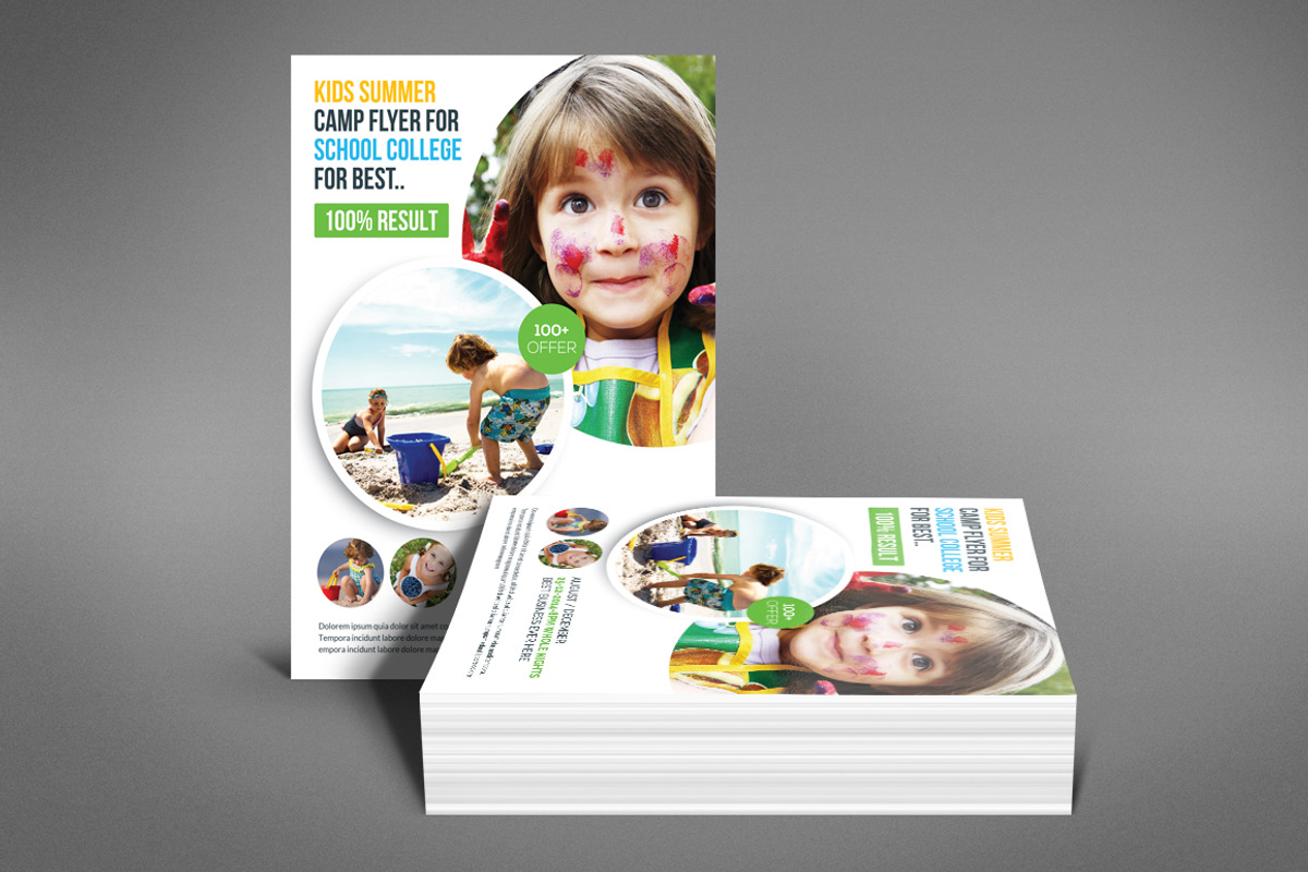 Kids Summer Camp Flyer, a Flyer Template by graphicforest (Photo 2 of 4)