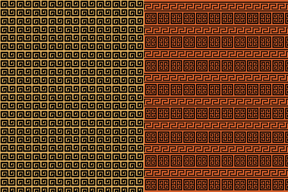 10 Ancient Greek Patterns, a Pattern Graphic by 3Y_Design (Photo 6 of 7)