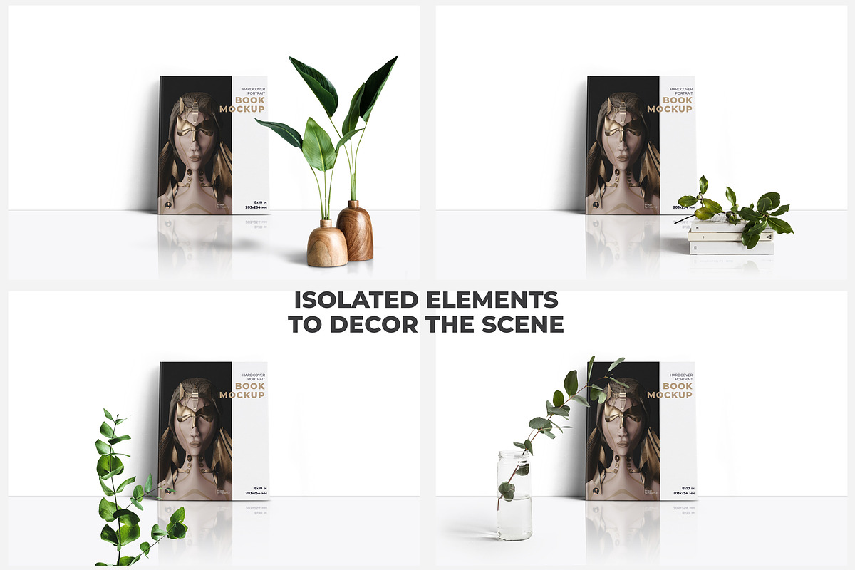 8x10 In - Hardcover Book Mockups, a Print Template by Mockups by Carlos Viloria (Photo 13 of 13)