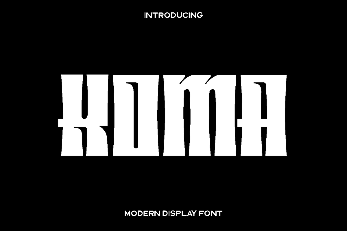 Koma Display Font, a Sans Serif Font by Luna Shop (Photo 1 of 5)