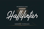 Hallilintar | Modern Font, a Script Font by Banyumili Studio (Thumbnail 1 of 6)