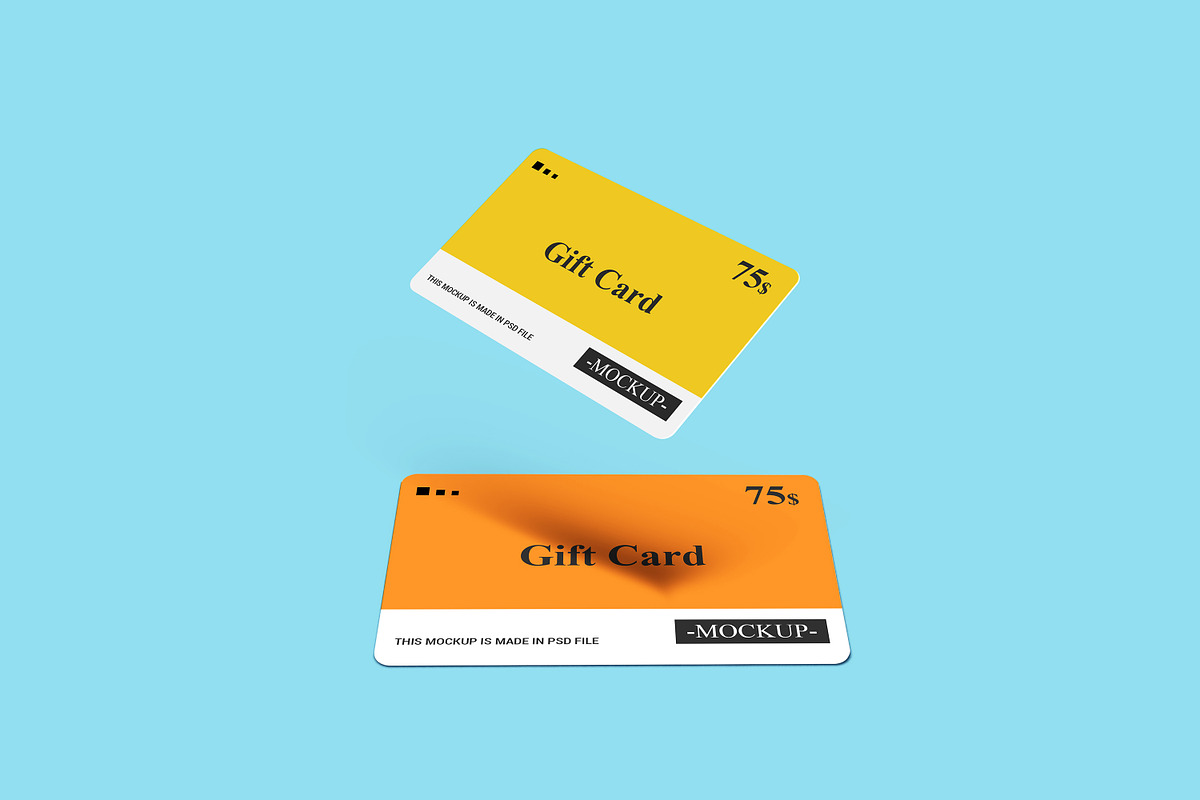 Gift Card Mockup Design, a Print Template by alimran24 (Photo 21 of 33)