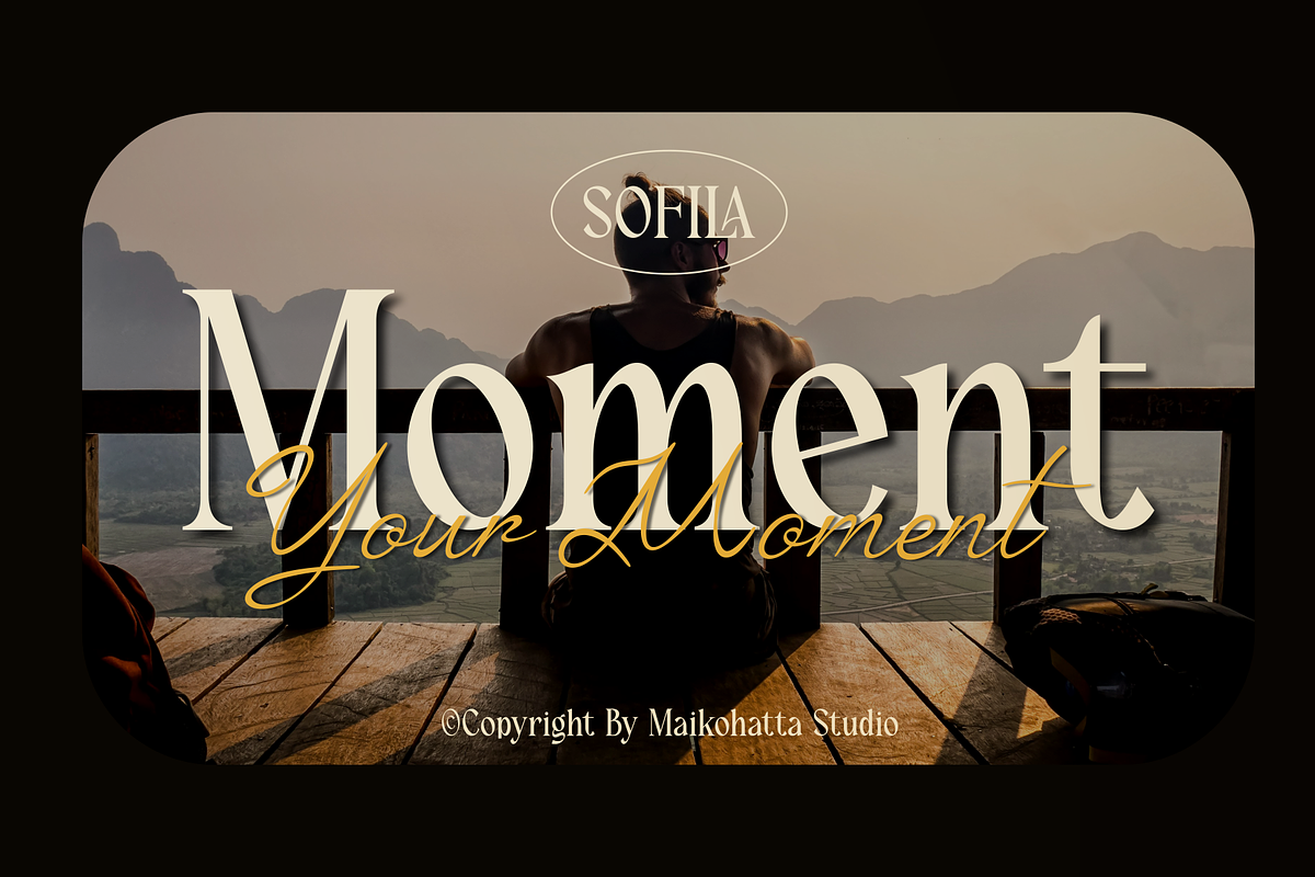 Sofila - Elegant Serif Typeface, a Serif Font by MaikoHatta (Photo 8 of 8)