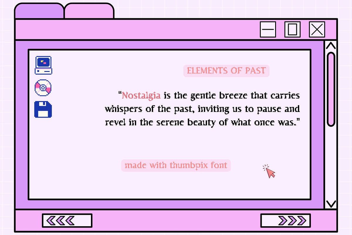 Thumbpix Pixel Font, a Serif Font by Creativetacos (Photo 3 of 7)