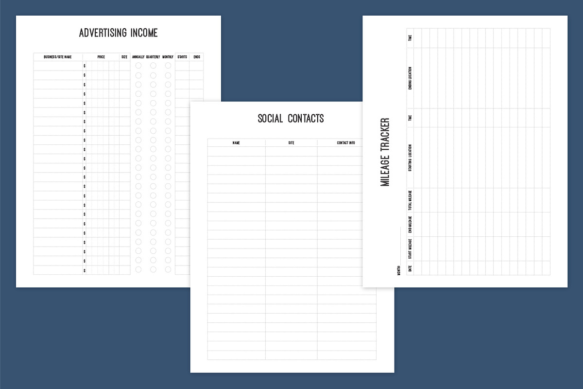 Updated! Editable Blogging Journal ✎, a Stationery Template by Cuppakeri (Photo 2 of 6)