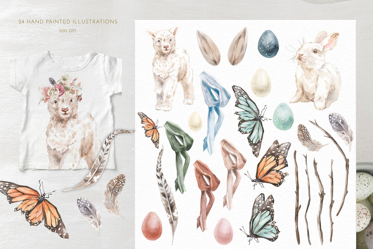 -20% Bloom Floral Watercolor Bundle, an Object Graphic by Cat In Colour (Photo 7 of 14)