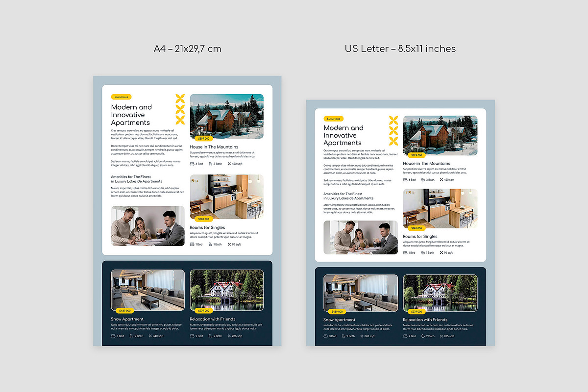 Realtor Estate Agency Flyer Template, a Flyer Template by artbart (Photo 8 of 9)