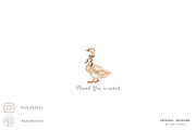 Woodland Walk Nursery Animals Set, an Animal Illustration by Pati Paints (Thumbnail 5 of 5)