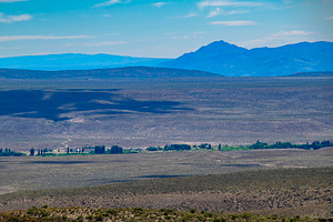 Steppe patagonia landscape and mountains range at background, ch, a Nature Photo by DanFLCreativo
