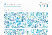 Watercolor Tropical floral set, an Object Graphic by Sawango Designs (Thumbnail 6 of 10)