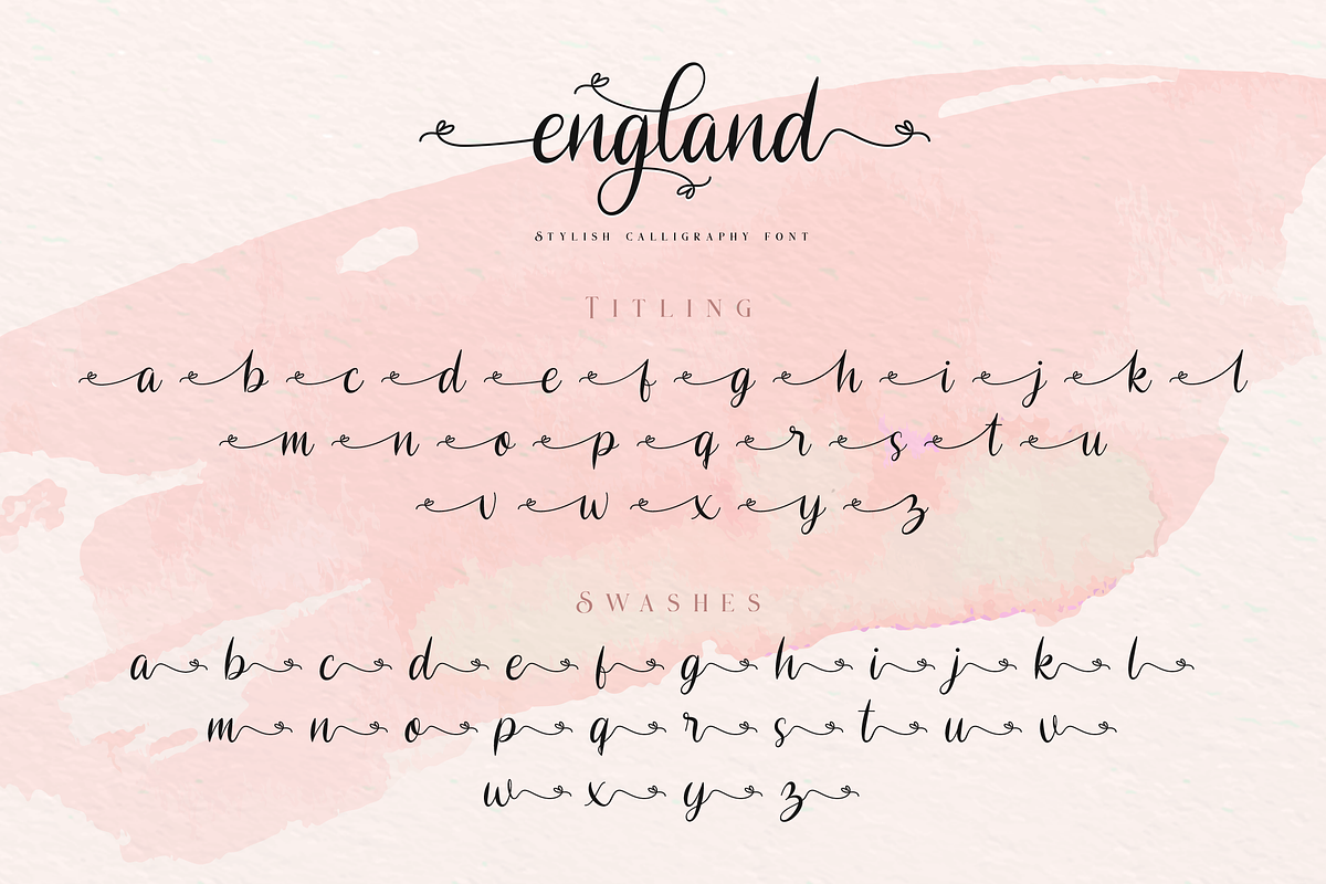 England // Stylish Calligraphy preview 7