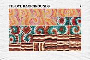 Tie-Dye Backgrounds, a Background Graphic by Freezerondigital (Thumbnail 12 of 14)