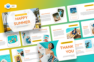 Happy Summer - Keynote Template