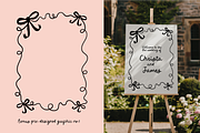 Black Coquette Swan and Bow Bundle, an Object Illustration by bron.alexander (Thumbnail 3 of 8)