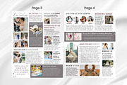 Canva Newsletter Template Wedding, a Flyer Template by PixelCraft (Thumbnail 8 of 15)