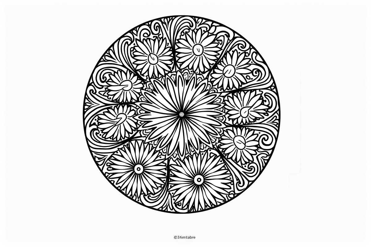 Mandala Floral Circle Pack, an Illustration by BIPLOB EXPERT (Photo 2 of 9)