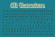 Ceyla 3D, a Serif Font by Craft Supply Co. (Thumbnail 7 of 8)