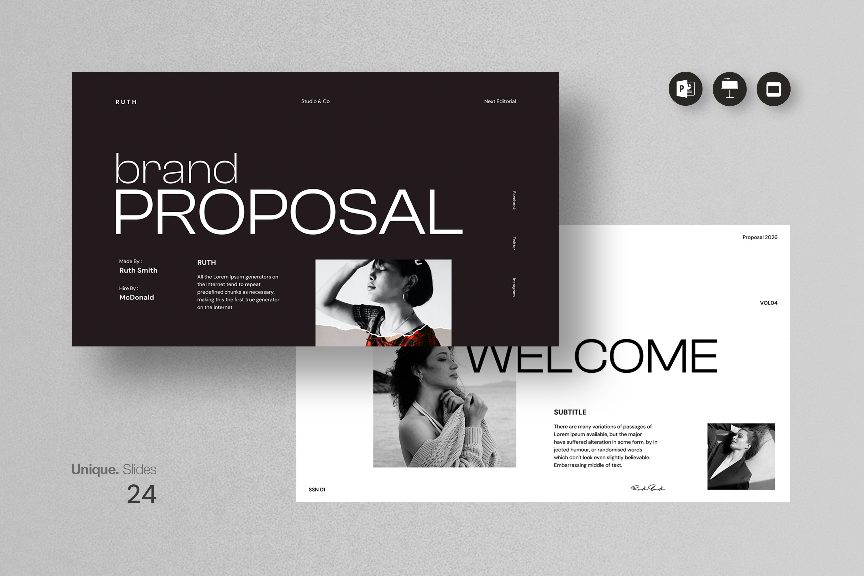 Brand Proposal Presentation Template, a Presentation Template by ...