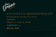 Real Dreams // Brush Typeface, a Script Font by GDcreative (Thumbnail 8 of 10)