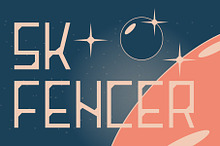 SK Fencer — Modern Display Font