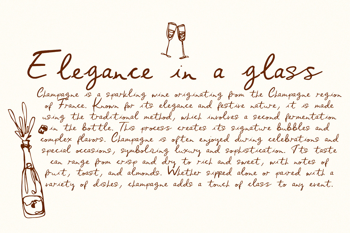 Midnight Garden Handwritten Font, a Font by mpllano14 (Photo 2 of 7)
