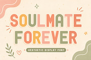 Soulmate Forever – Cute Display Font, a Sans Serif Font by Limited.studio (Thumbnail 1 of 6)