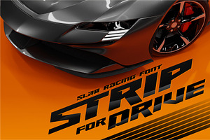 STRIP for DRIVE, a Serif Font by Blacksheep studio