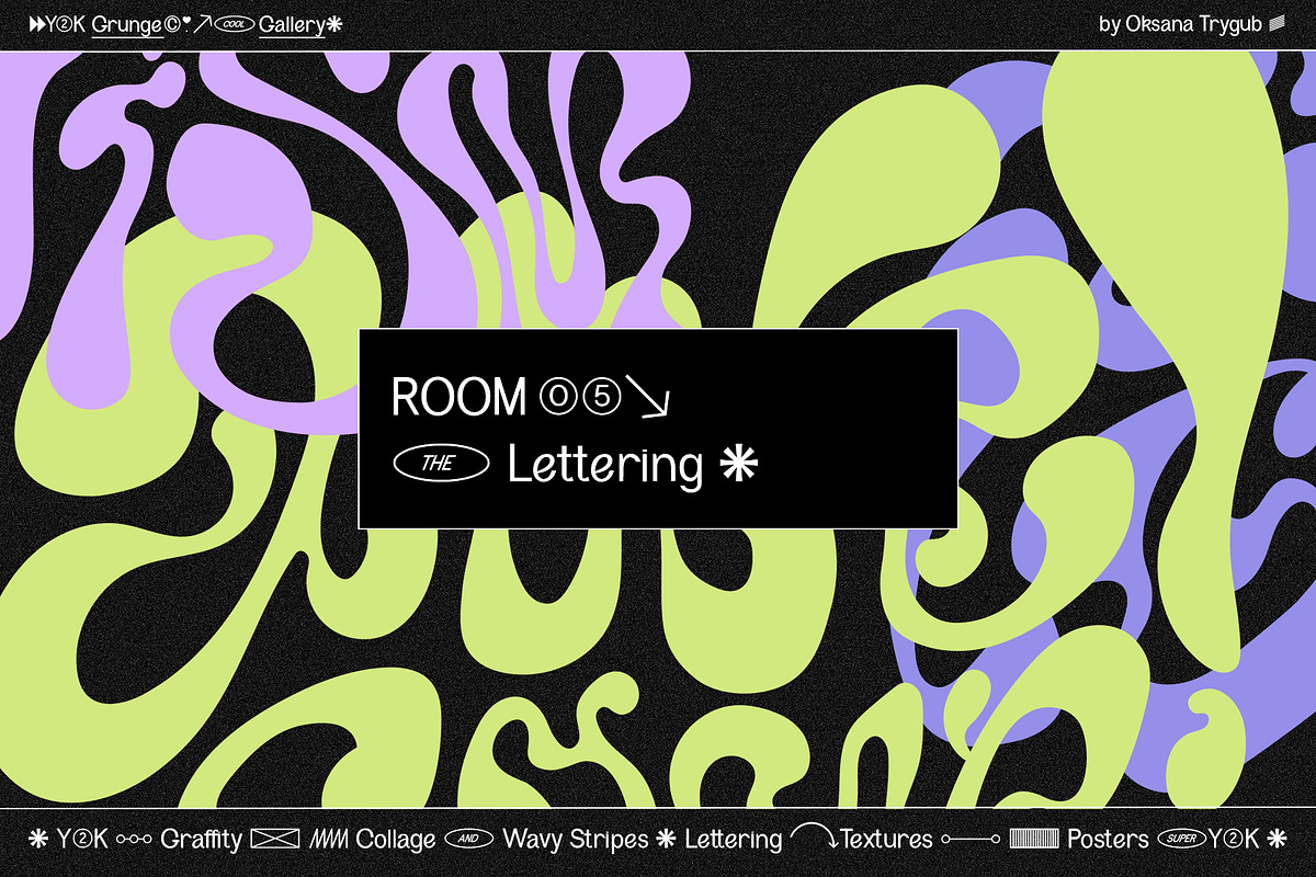 Y2K Collage & Graffiti Elements Pack, an Object Graphic by Oksana Trygub (Photo 23 of 30)